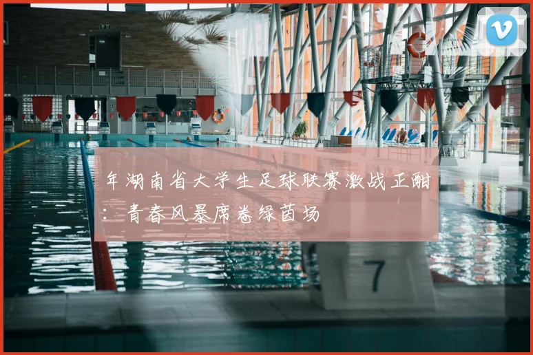 年湖南省大学生足球联赛激战正酣：青春风暴席卷绿茵场